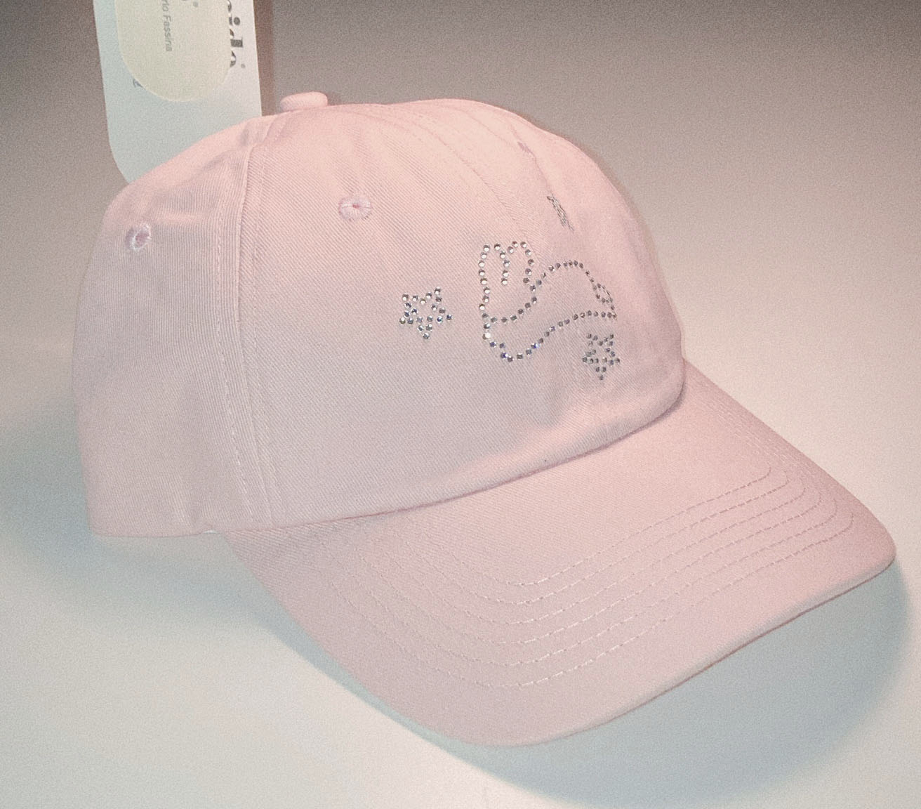 Glitter bunny cap ( pink )